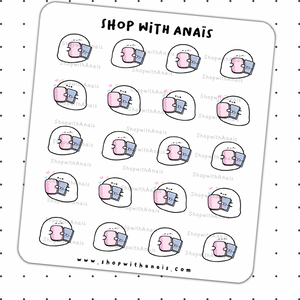 Planner Obsessed (BS021) | stickers for planners and journals - Bubbles