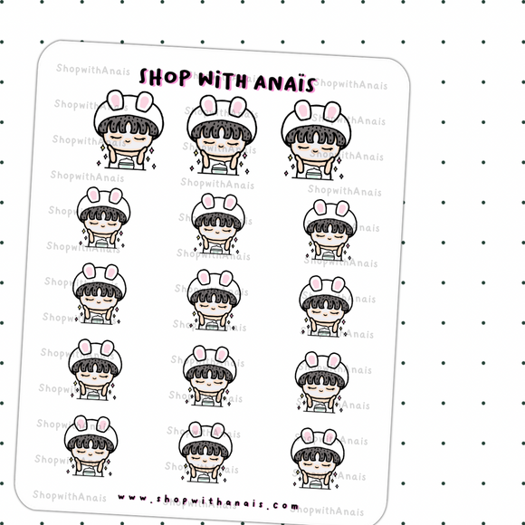 Face Mask (A071) | stickers for planners and journals - Anaïs
