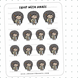 Autumn Boba (SC007) | stickers for planners and journals