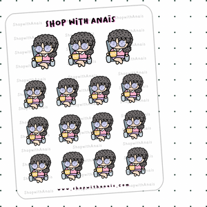 Girl Boss (A020) | stickers for planners and journals - Anaïs