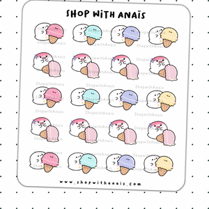 Ice Cream (BS026) | stickers for planners and journals - Bubbles