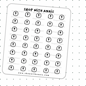 Exclamation Mark (DF005) | stickers for planners and journals