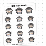 Fighting! (A067) | stickers for planners and journals - Anaïs