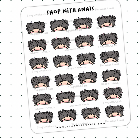 Peek a Boo! (A061) | stickers for planners and journals - Anaïs