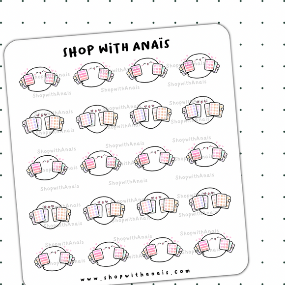 Sticker Lover (BS024) | stickers for planners and journals - Bubbles