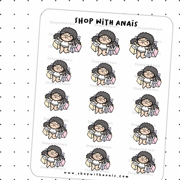 Shopping (A094) | stickers for planners and journals