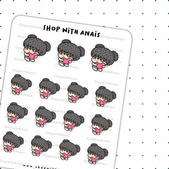 Hold my Heart (A013) | stickers for planners and journals - Anaïs