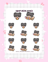 Load image into Gallery viewer, Pizza Love (A163) | stickers for planners and journals
